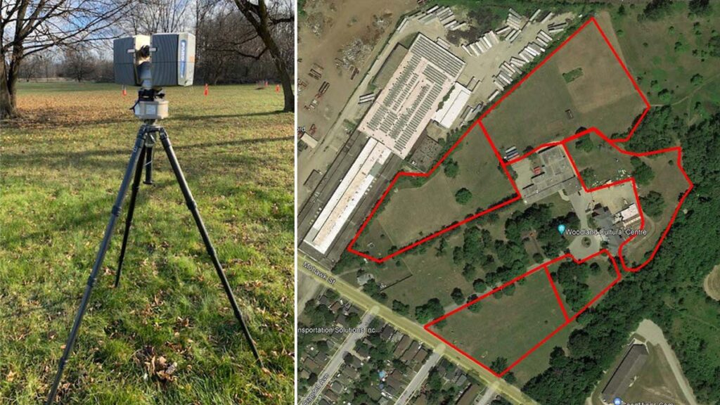 The Secretariat scans 10 acres of land with LiDAR technology