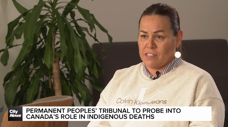 “Kwetiio of Kanien’kehá:ka Kahnistensera (Mohawk Mothers) speaks with City TV News about the upcoming Permanent Peoples’ Tribunal in May 2026.